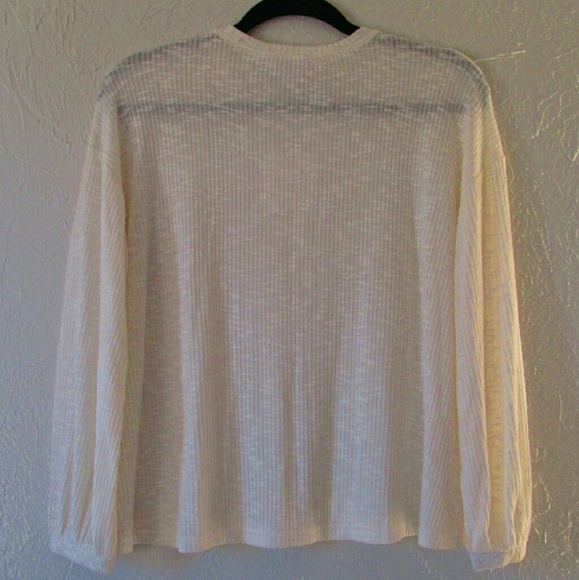 BB DAKOTA KNIT SO EASY RIB LONG SLEEVE TOP - Picture 3 of 7